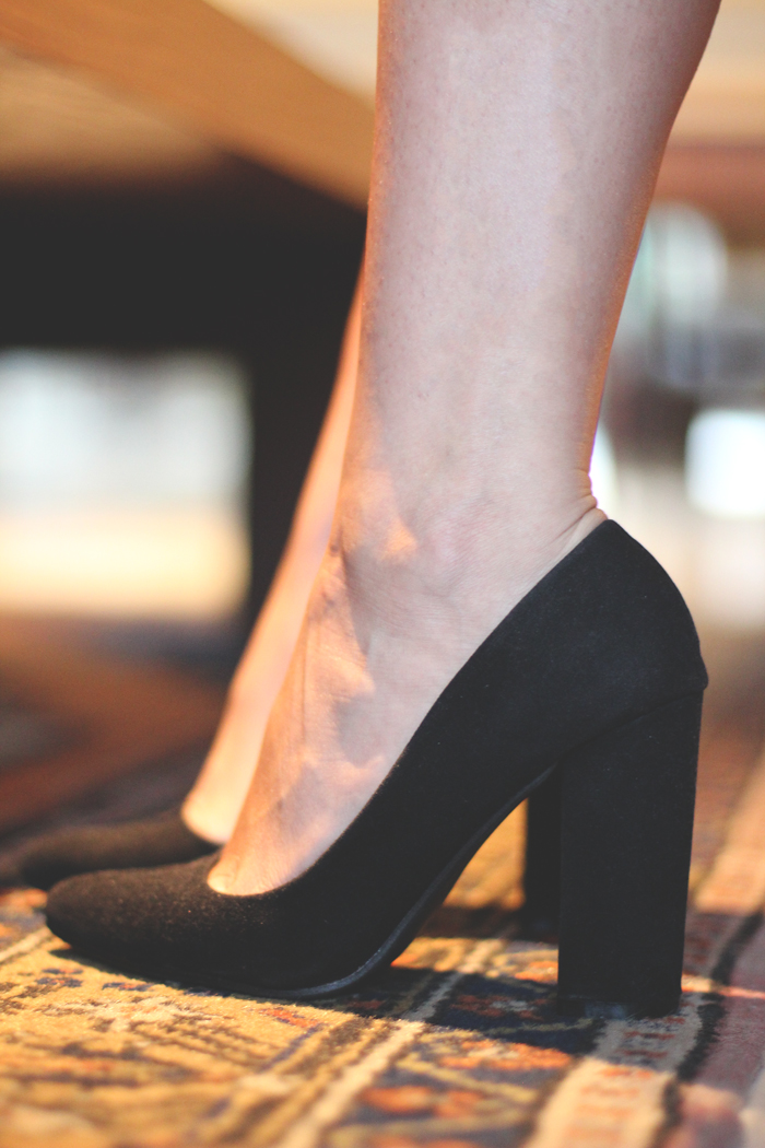 heels, venca, night black shoes,