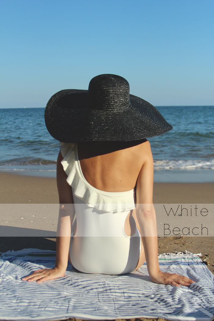 Hat, swimsuit, ebay, glam, white, beach, holidays, zerouv, zara, sunhat, 