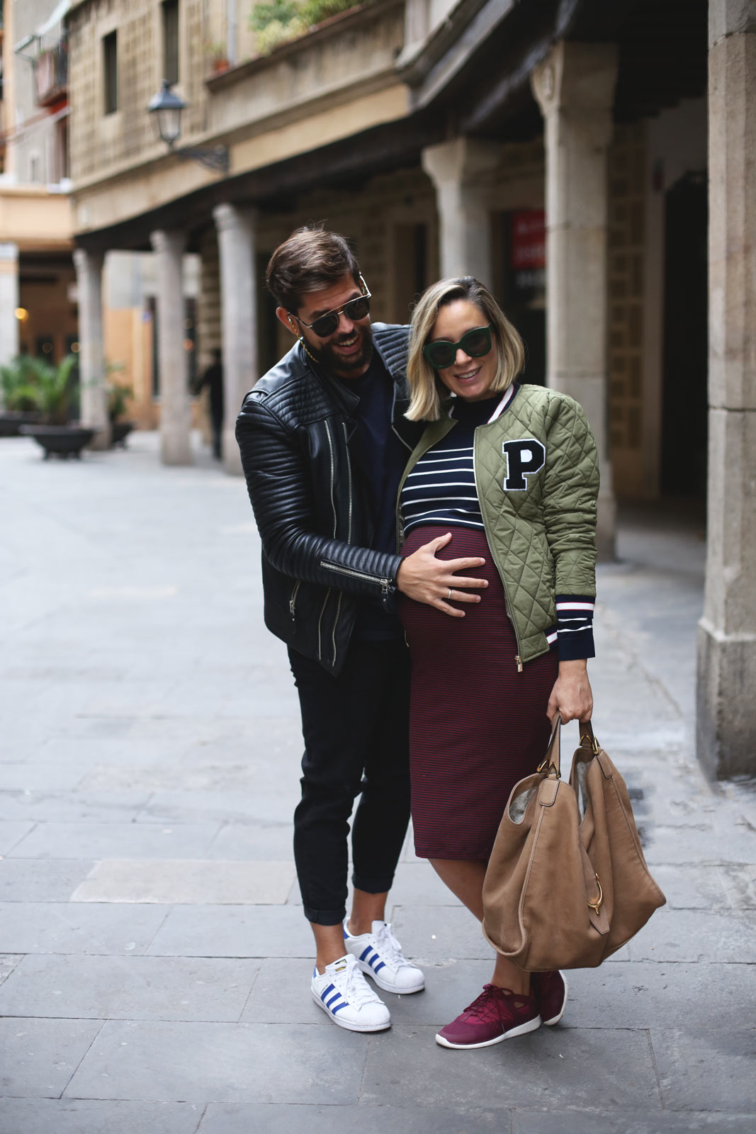 pareja blogger embarazo