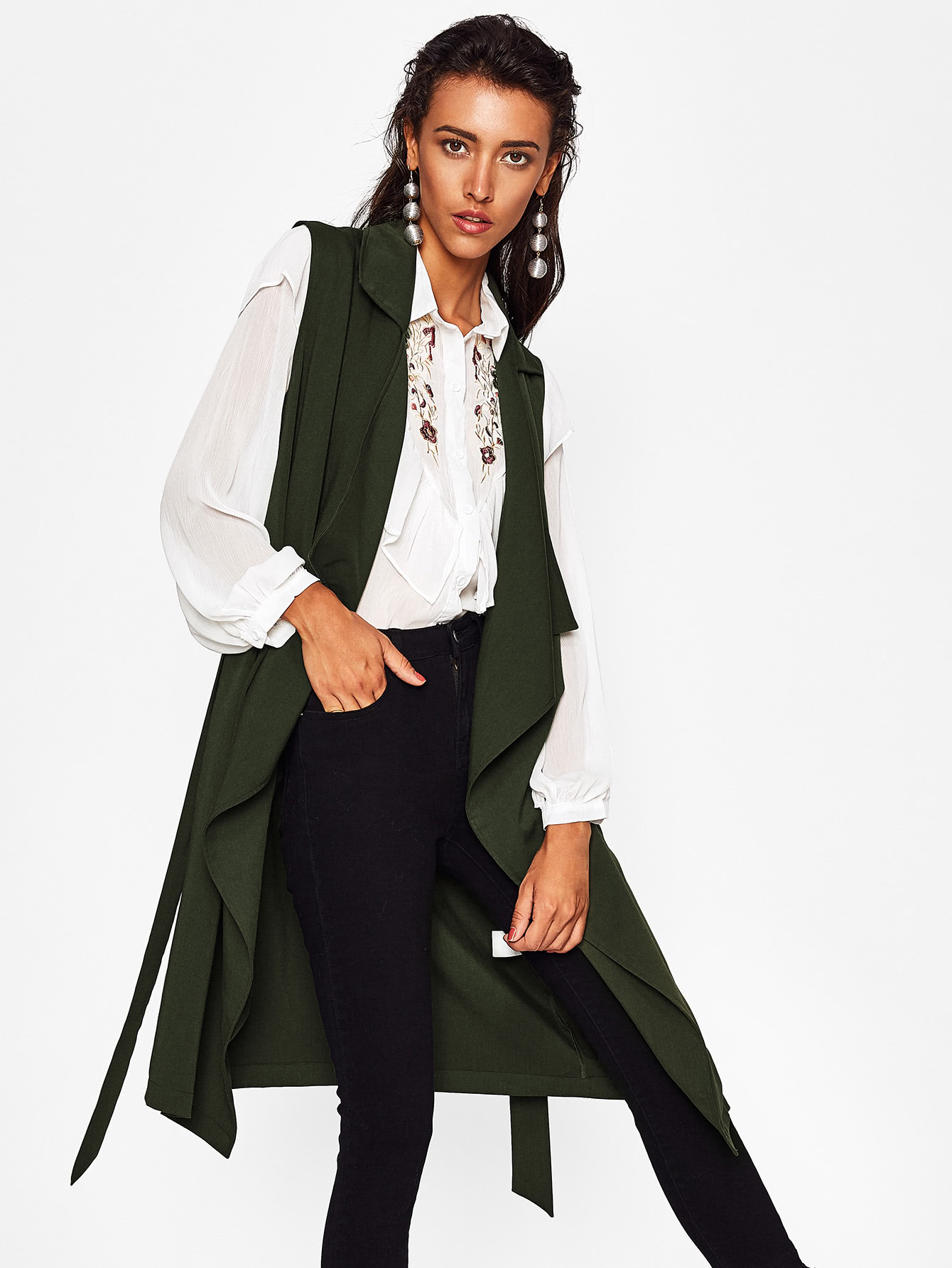 chaleco trench